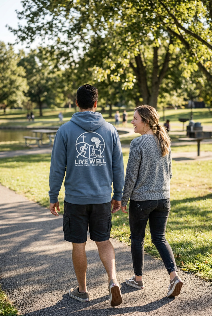 Garment Dyed Hooded Sweatshirt