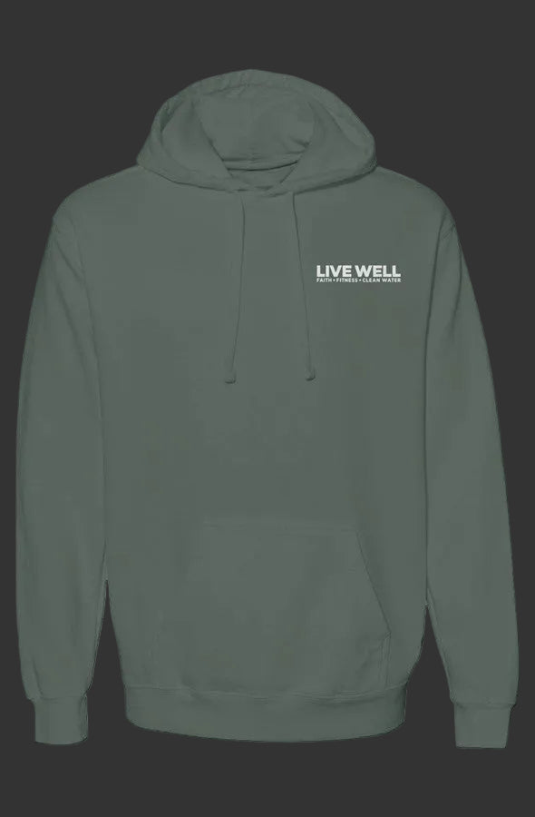Garment Dyed Hooded Sweatshirt