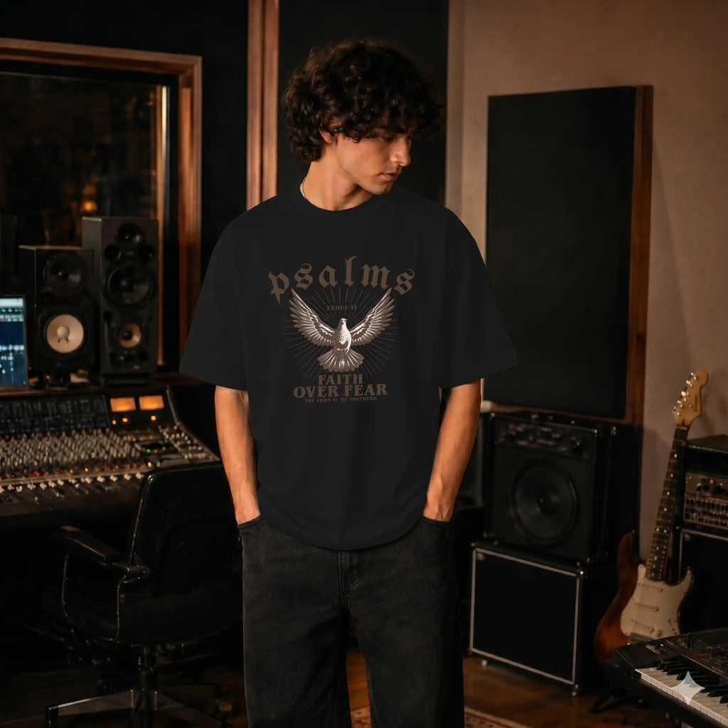 Live Well Graphic Drop Shoulder Tee