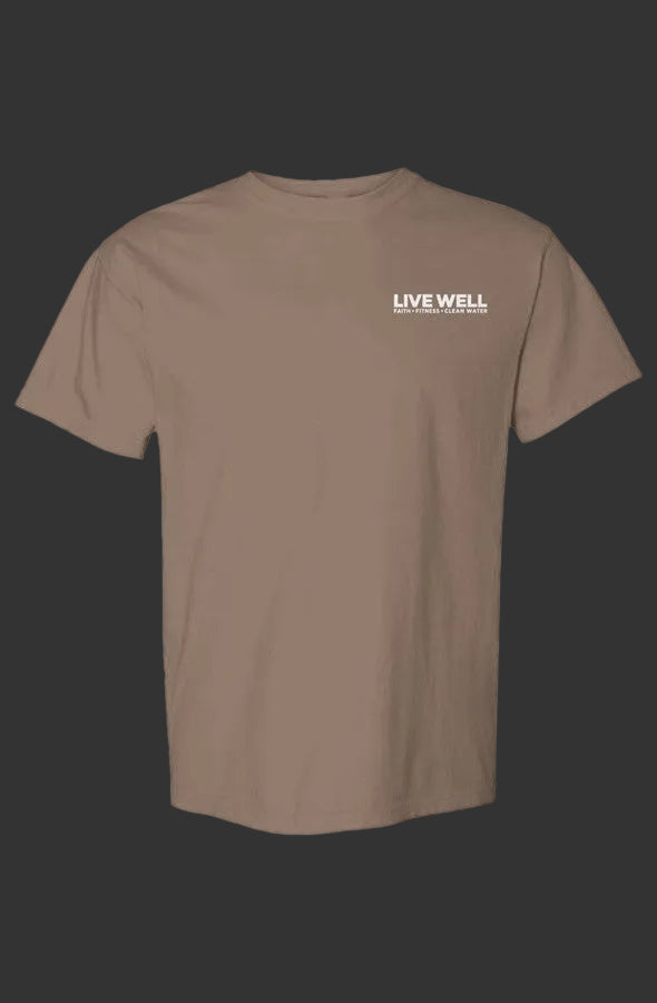Live Well Push Me Comfort Colors Heavyweight T Shirt