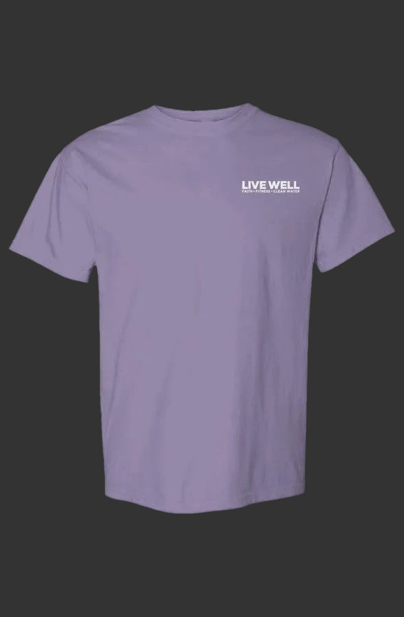 Live Well Push Me Comfort Colors Heavyweight T Shirt