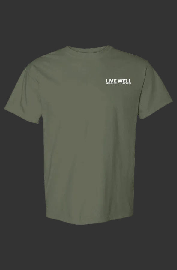Live Well Push Me Comfort Colors Heavyweight T Shirt