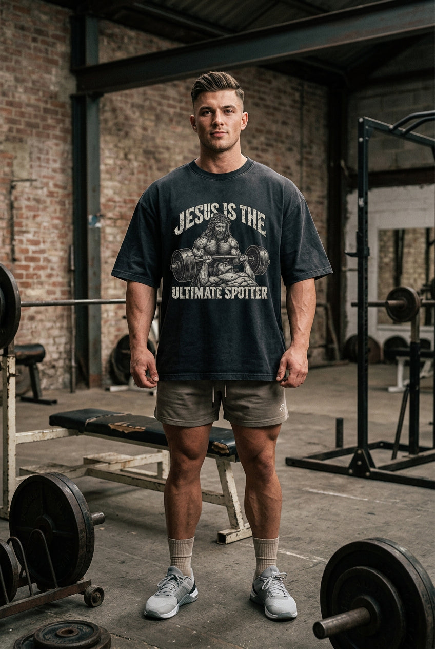 Live Well Spotter Drop Shoulder Tee