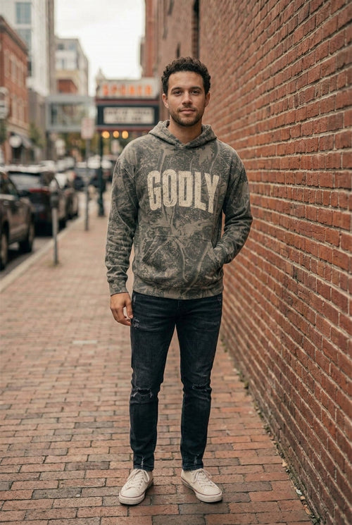 Live Well Godly Deadwood Tree Camo Heavyweight Hoodie
